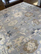 Oxford Blue Modern Oushak