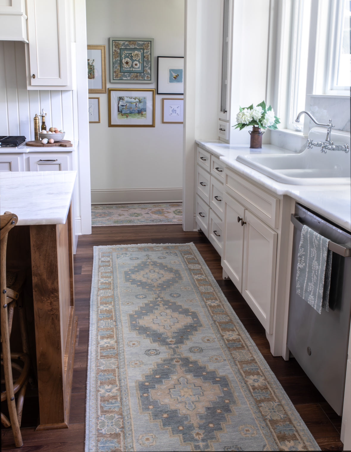 Susie Blue Modern Oushak Rug
