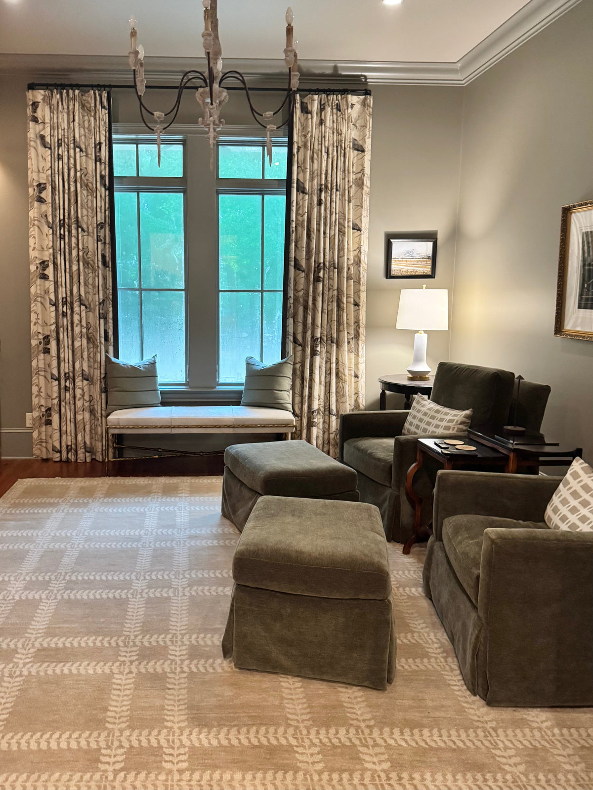 Allie Neutral Modern Oushak Rug