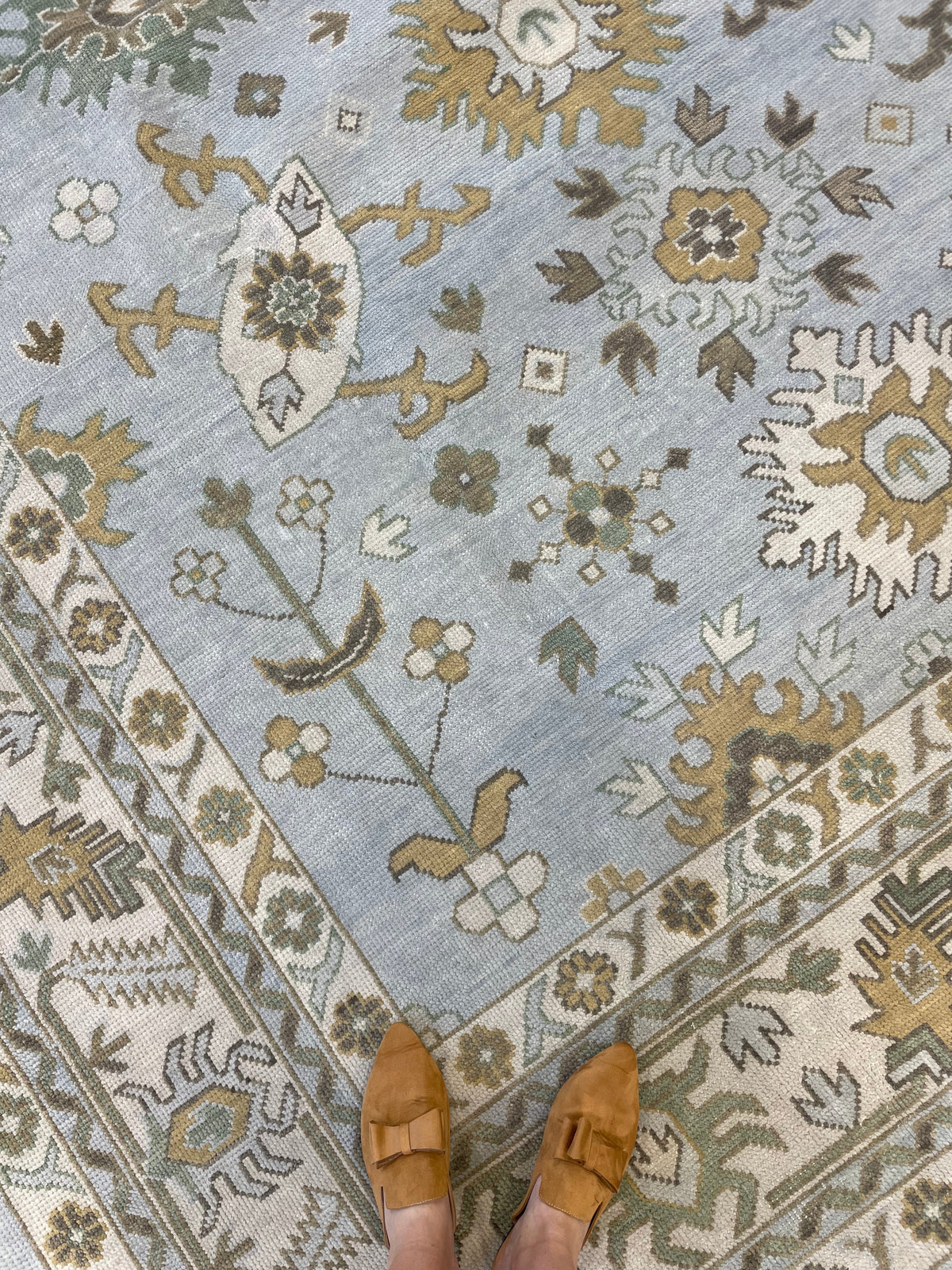 Katherine Blue Modern Oushak