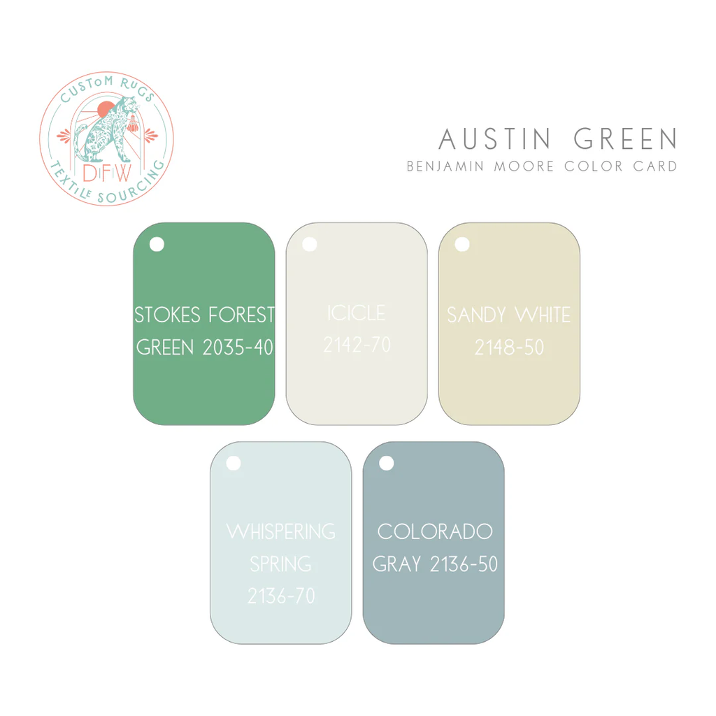 Austin Green Modern Oushak