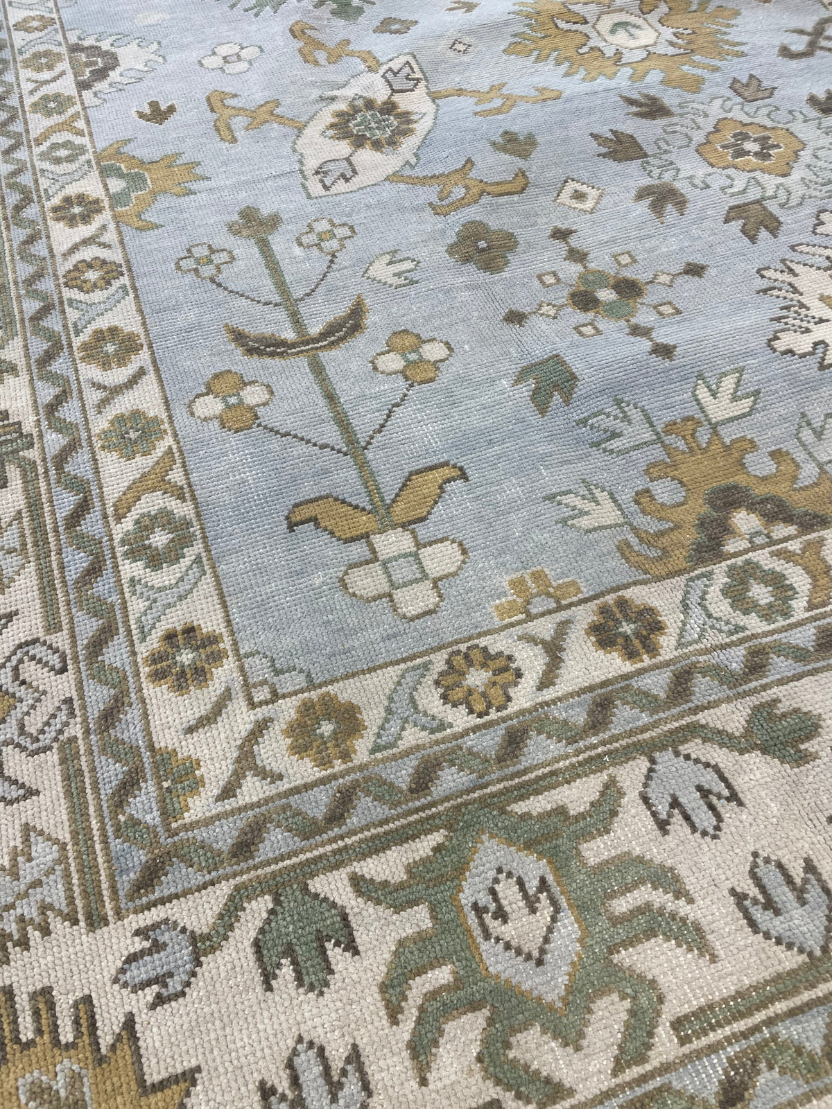Katherine Blue Modern Oushak