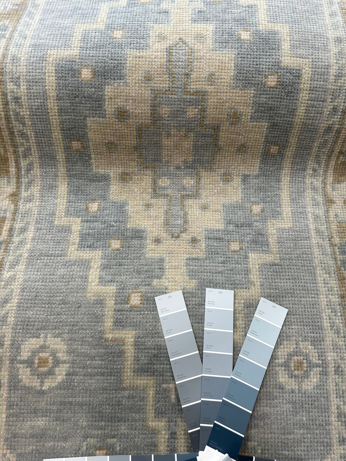 Susie Blue Modern Oushak Rug