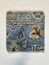 Mae Blue Modern Oushak Rug