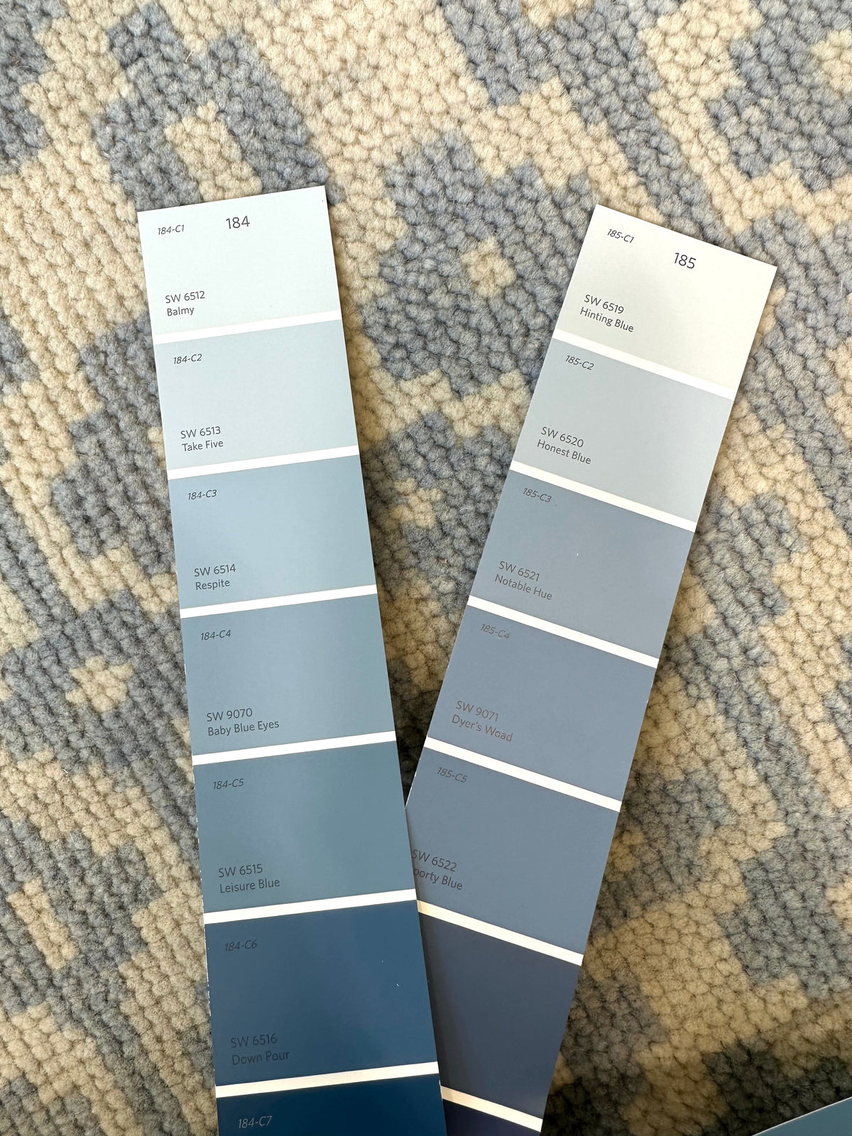 Ella Blue Modern Oushak