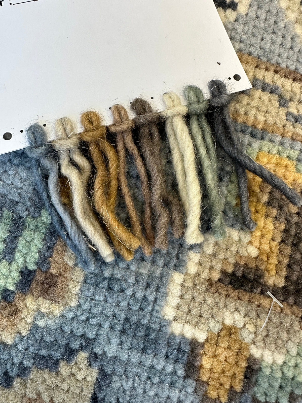 Mae Blue Modern Oushak Rug
